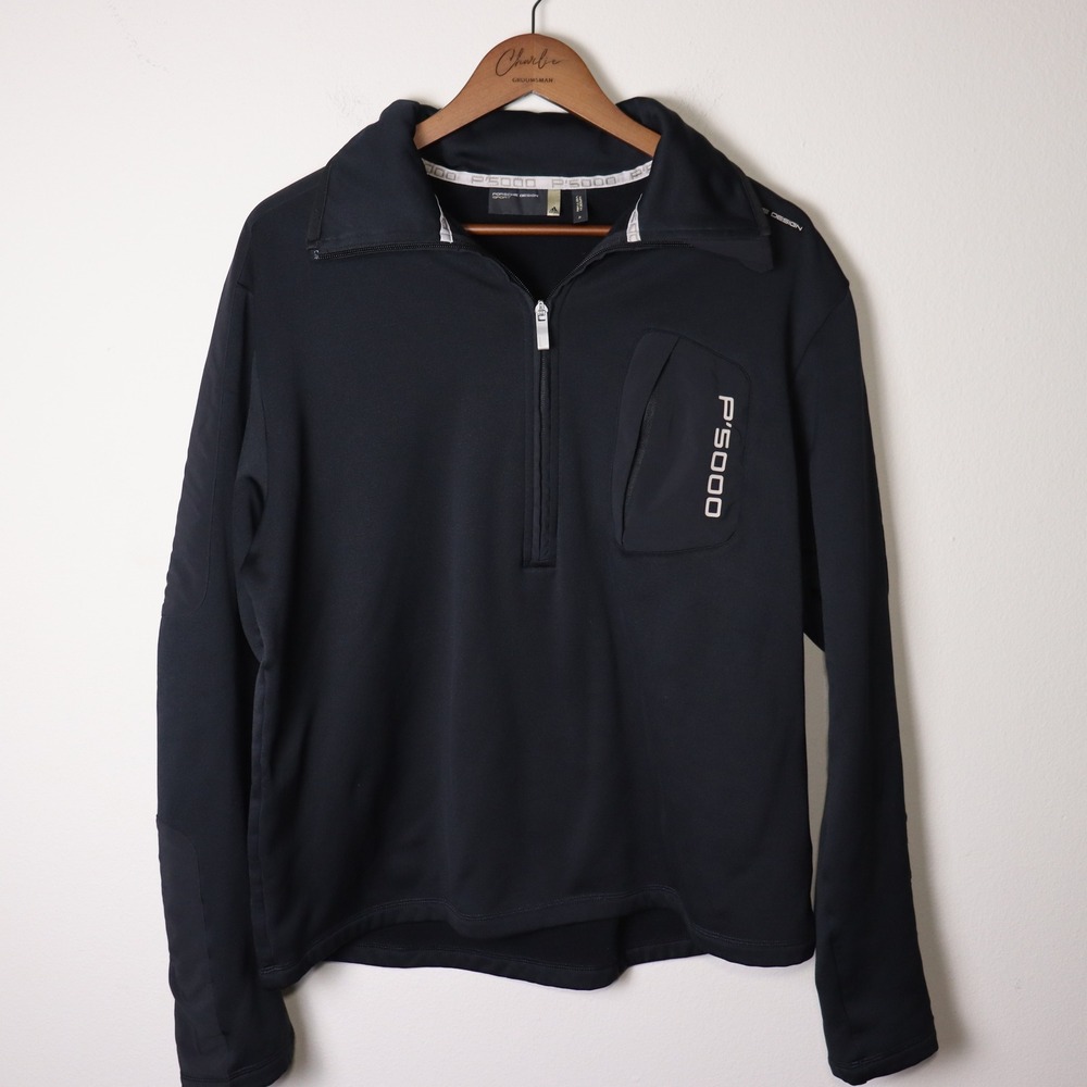 Adidas Porsche Design Sport Quarter Zip Black